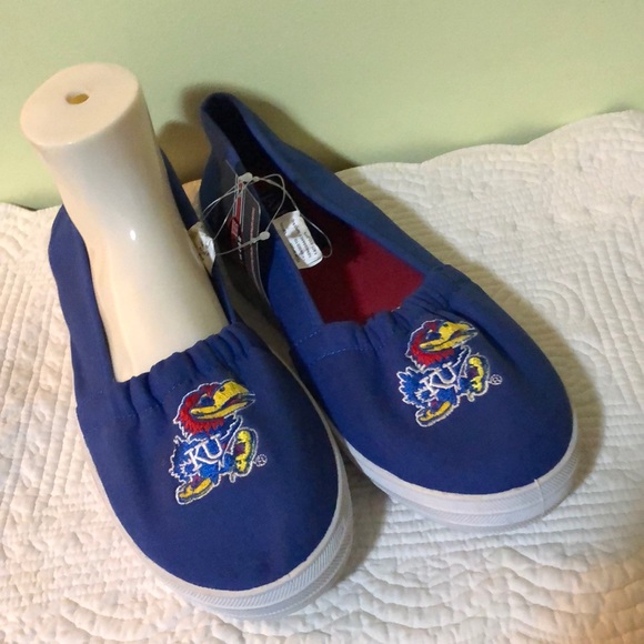KU slip on tennies - Picture 1 of 8